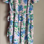 Lilly Pulitzer Sailynn Short Sleeve Jersey Romper Conch Shell Rumor Has It Small Photo 8