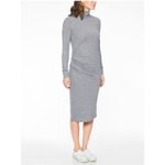 Athleta  Industry Turtleneck Heather Gray Long Sleeve Dress Photo 1