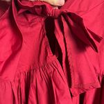 Ella Moss Red Sabrina Crewneck Bow Long Sleeve Sweater Top Size Juniors Large Photo 5