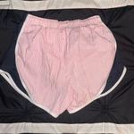 Royce Pink and white striped athletic shorts Photo 3