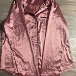 Serra Satin Pajama Button Up Top Photo 5