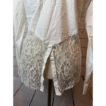 Roar Western Shirt large Signature Cowgirl Rodeo Pageant Blouse White Lace Bling Photo 11