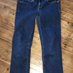 American Eagle  size 2 artist cropped dark wash jeans Photo 0