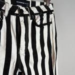 The Kooples  Black And White Striped Slim Fit Jeans Photo 1
