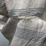 Vintage BCBG Maxazria Silk Blazer Striped Windowpane Blue Size 10 Photo 8