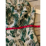 Aura  Size Small Dress A Line Ruffle Skirt Metallic Detail Sleeveless Party Dress Photo 6