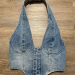 Edikted denim halter top Photo 0