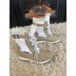 Womens Snow Boots Fur Lined Insulated Waterproof Winter Warm Sienna Size 6 Tan Photo 2