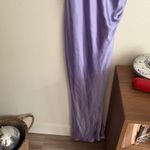 Mate the Label Runaway The‎ Label Purple Slip Dress Cowl Neck Maxi XS Party Cocktail Evening Photo 4