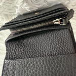 Fendi New Selleria Grey Leather Compact Wallet Photo 11