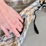 Free People Under the Sun Tunic Top Mini Dress Size Small Floral Striped Photo 12