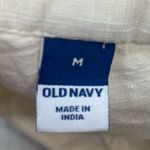 Old Navy  M Boho Crocheted Trim Cotton Crop Top in Off-White Photo 4