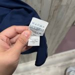 Lands' End Navy V-neck Surplice Wrap Swim Tee Rash Guard Womens Small 4/6 Photo 3