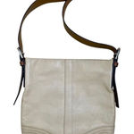 Coach  BEIGE # k0782-f10938 ZIPPER OPEN LADIES LEATHER PURSE - SHOULDER BAG Tan‎ Photo 0