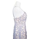 Elliatt Tingle Chemical Lace Sleeveless Midi Dress in Lilac Blue Nude Medium Photo 5