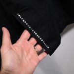 VTG Black Cotton Bedazzled Jacket Rhinestones Western Gothic Womens M Punk Rodeo Size M Photo 5