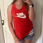 Nike red and white and blue star tank top Photo 1