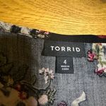 Torrid baby doll hi low skull mushroom floral blouse 4 Photo 2