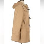 st. john's bay St. John’s Bay Hooded Tan Zip Button Cashmere Wool Blend Jacket Women’s Size XL Photo 1