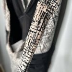 Calvin Klein  one piece v-neck black & cream / white bathing suit women size 8 Photo 2