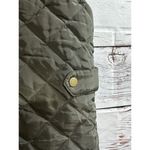 Women's Zenana Outfitters Puffer Vest Large Green Pockets Casual Outdoor Green Photo 4