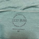 Lucky Brand  Slub Knit Green Graphic T-Shirt Size Medium Photo 2