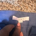 Loft  The Riviera Slim Crop‎ Pants Size 10 Blue Office Career Casual Photo 1