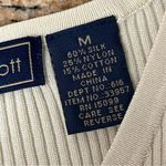 Laura Ashley Vintage Y2k Retro Laura Scott Butter Yellow Ribbed Cardigan Cottegecore Coquette Photo 6