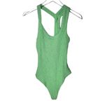 Alix NYC NWT x Revolve Drake Tank Thong Bodysuit in Kelly Photo 5