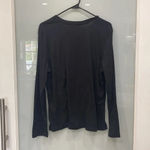 Ralph Lauren  Women’s Lauren Black Label Logo Long Sleeve Shirt Top Shirt XL Photo 3