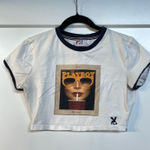 Playboy Fila x  Graphic Crop Top Photo 0