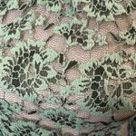 Dolan Anthropologie Women’s Green Lace Blouse Size XS Photo 2