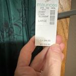 Maurice's  green and black dress large NWT Photo 1