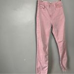 ZARA Women's Straight Leg Pink Jeans Photo 1