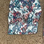 Sundance Grace Delight Paisley Pleated Pintuck Button Blouse XL Photo 3