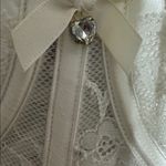 Victoria's Secret  I DO White Lace Bustier Size 34C Photo 2