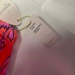 NEW Mynah Women's Strapless Tropical Print Swimsuit Top Size Small Pink Photo 2