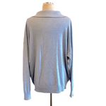 Pullover Collared Long Sleeve Sweater Cashmere Blue Size L Photo 6