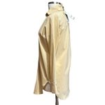 Chiara Boni LA PETITE ROBE Atena Long Sleeve Button Front Shirt, Desert, 4 (US) Photo 5