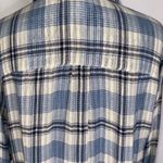 Velvet By Graham & Spencer Long Sleeves Blue Plaid Shirt With Pockets Small NWT Photo 10