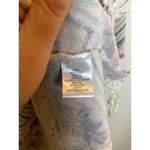 Absolutely Famous  Women’s Blouse Size Medium Western Boho Orange, Blue Fringe Photo 5