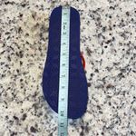 Tory Burch  Wedge‎ Flip Flops Blue Red/Orange Size 9.5 EUC Photo 6