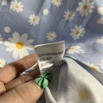 Princess Polly Kellie Mini A-Line Skirt Women's 4 Blue Floral Stretch Back Zip Photo 3