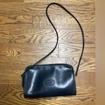 Diane Von Furstenberg  Navy leather bag. Vintage Photo 0