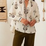 Alix of Bohemia Kiki Ink Cactus Flower Shirt
Button Front Long Sleeve Size XS Photo 0