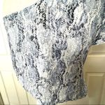 Olivaceous  blue snake one shoulder top NWT Photo 9