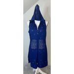Women’s Blue Swim Coverup Cutout Tank Dress SMALL Ellen Weaver Photo 8