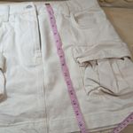 Pilcro  Women's Cream Cargo Shorts Photo 4