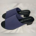 Croft & Barrow  with Ortholite Slip on Womens Navy Blue Sandals Size 6.5 New Photo 0