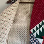 Unique Vintage  Christmas Quilted Vest S/M Photo 4